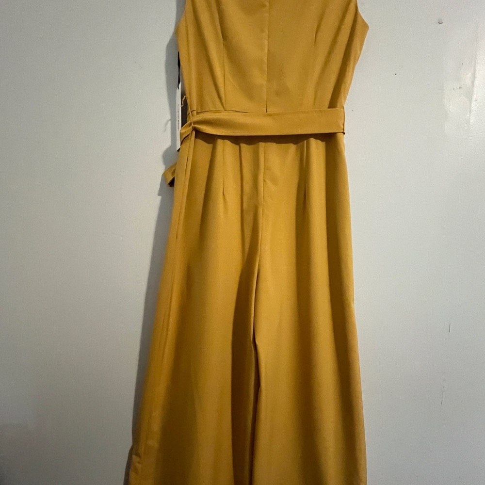 Calvin Klein Mustard Yellow Jumpsuit - Picture 4 of 8